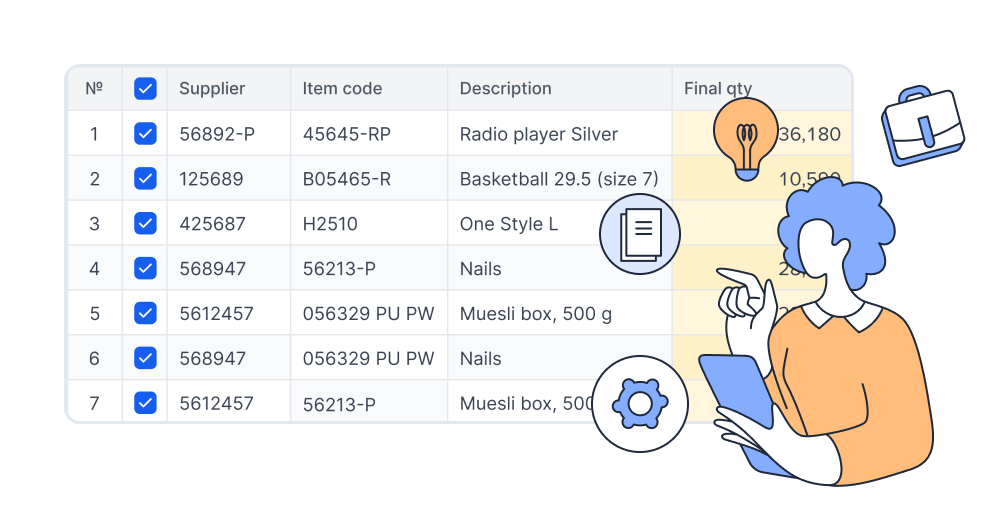 The image 1 used in Collaborative Inventory Planning block