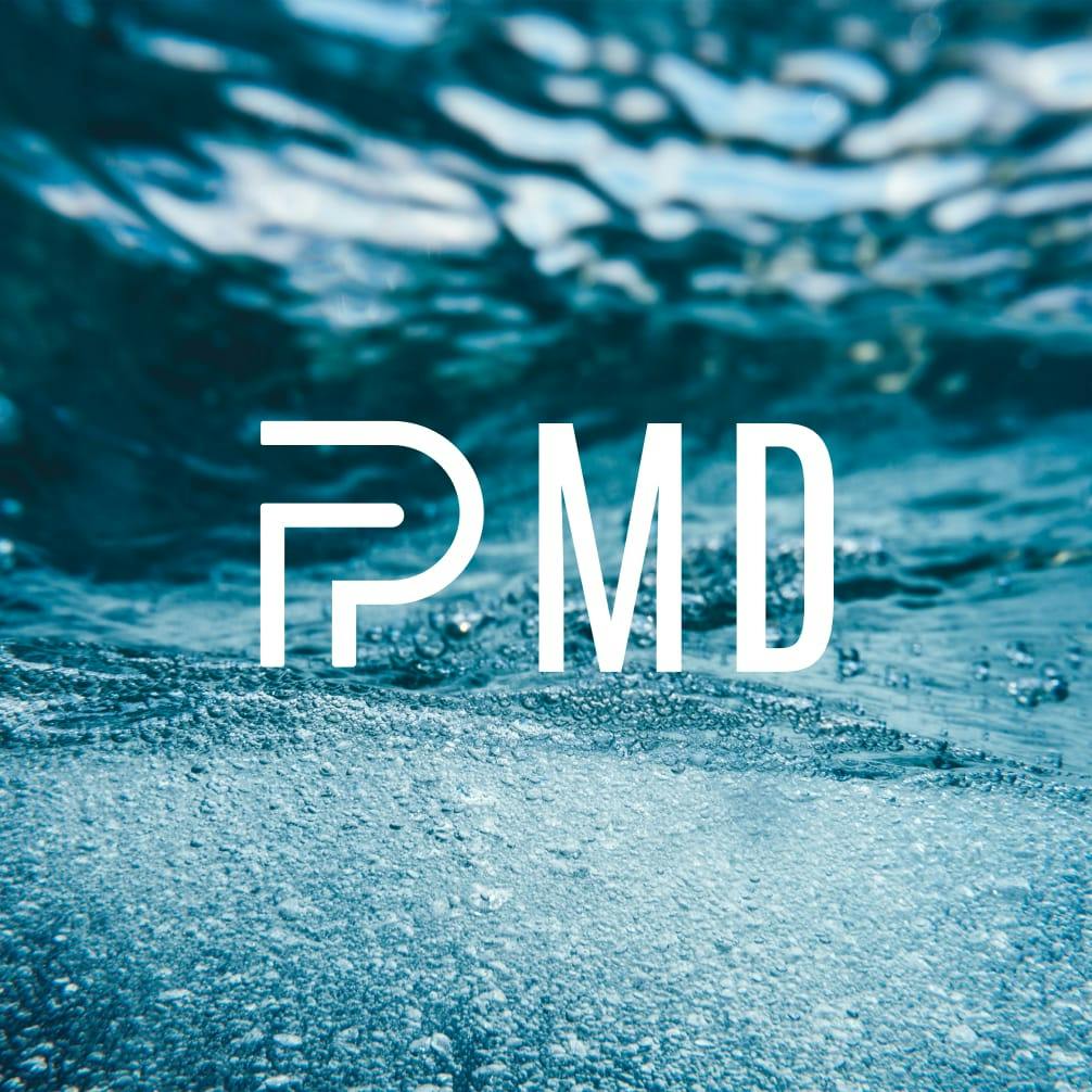 water with PMD logo