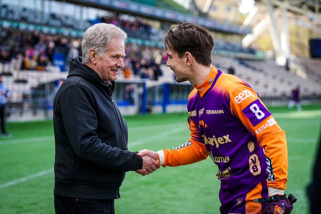 Sauli Niinistö ja Aapo Komulainen