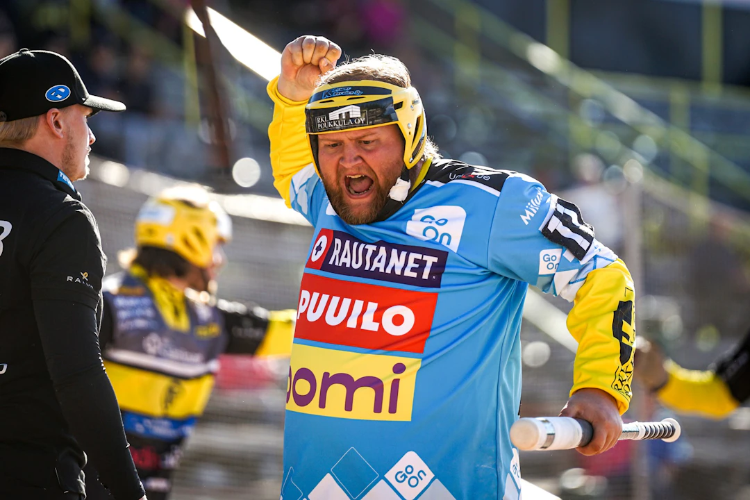 Juuso Keski-Koukkari tuulettaa