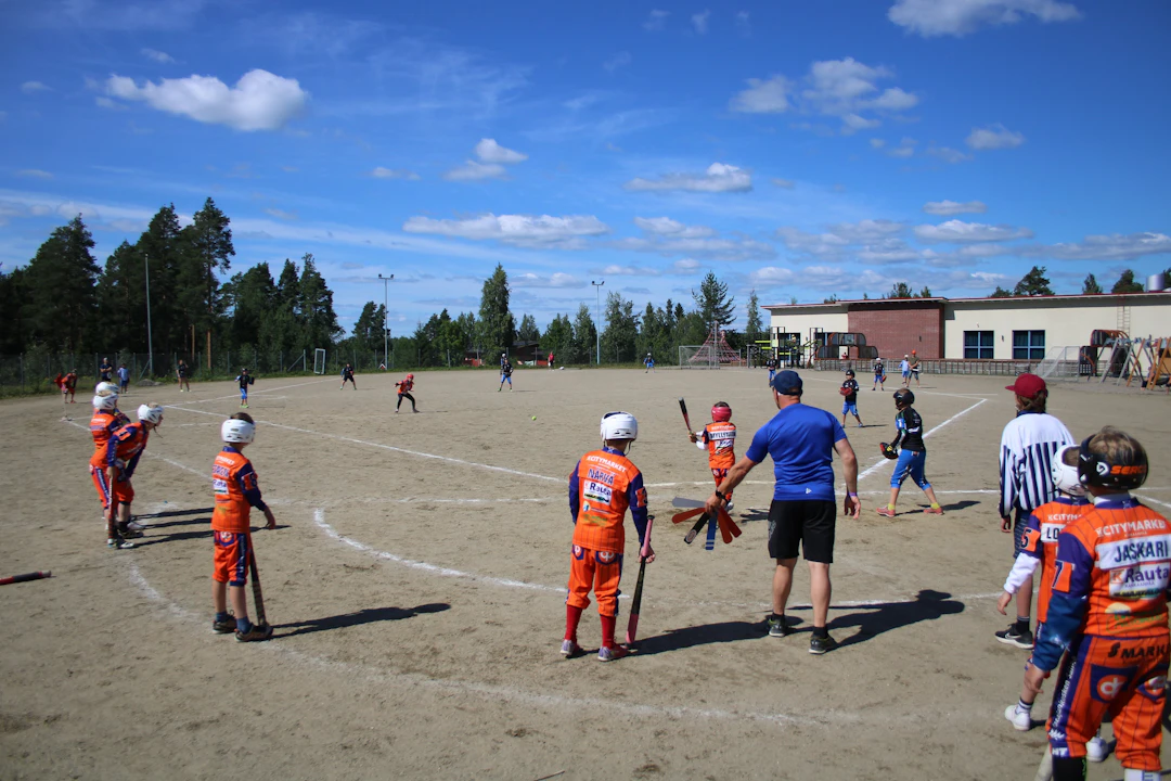 Pesäpalloleiri kuvituskuva