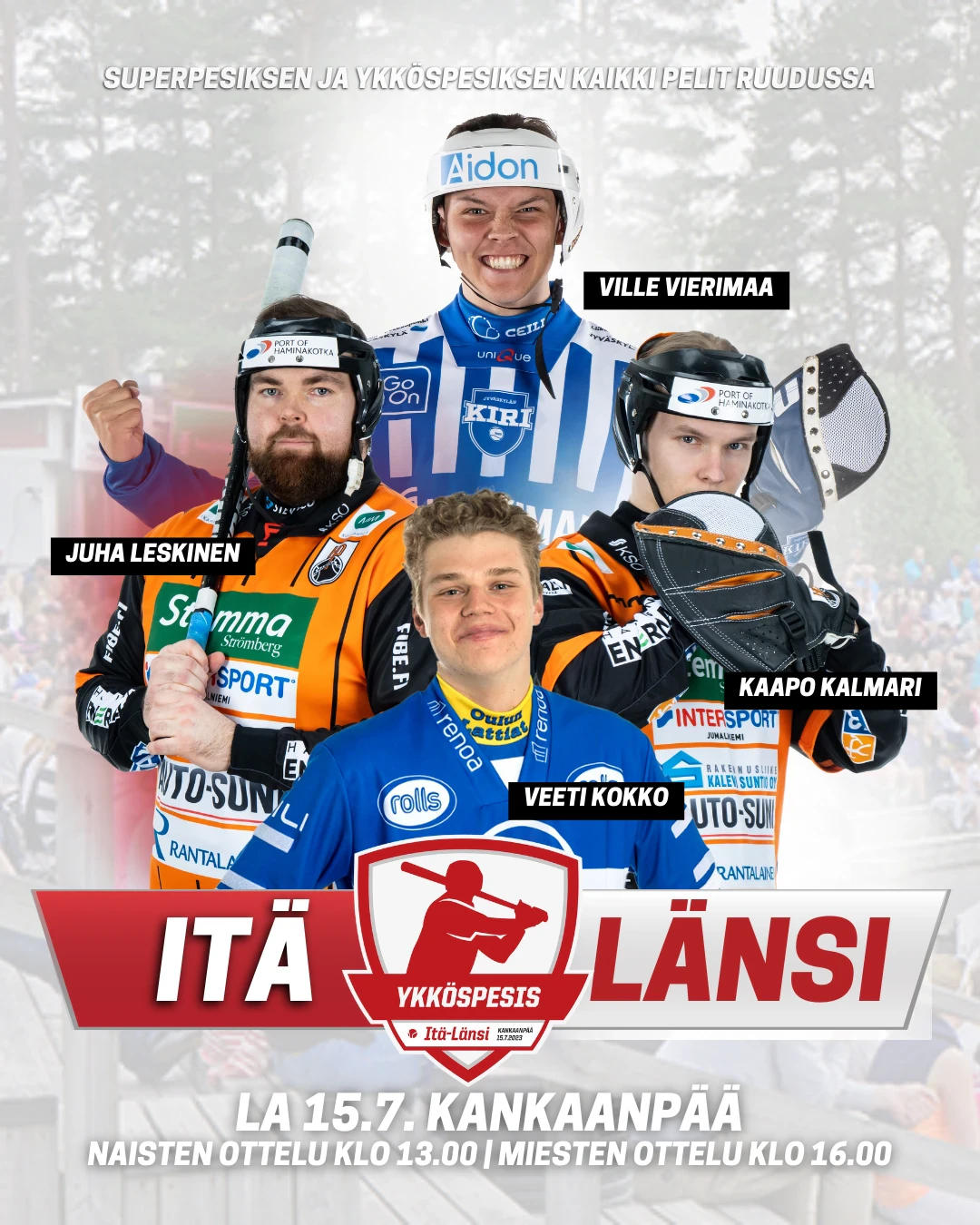 Ykköspesiksen Itä-Länsi 15.7.2023