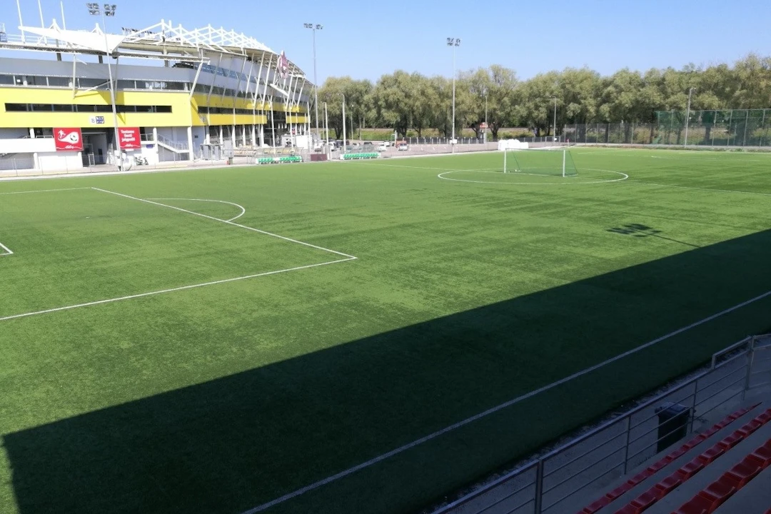 Imatran Pallo-Veikot ja Hyvinkään Tahko kohtaavat Tallinnan Sportland Arenalla kesäkuussa 2019. Kuva: Imatran Pallo-Veikot.