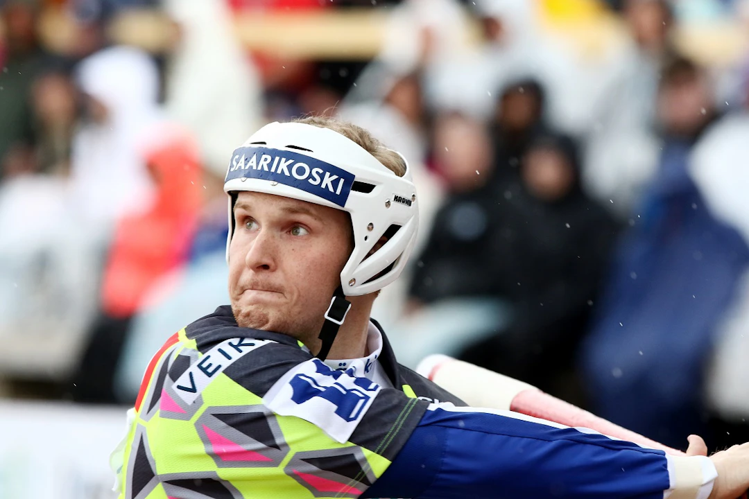Perttu Ruuska iski tehot 2+8 lyötyä ja 3 tuotua miesten 85. Itä-Länsi-juhlaottelussa Seinäjoella sunnuntaina. Kuva: Tomi Natri
