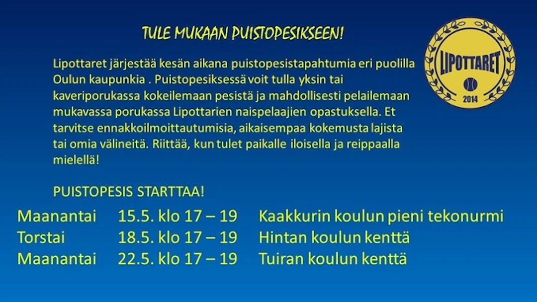 Lipottaret-Puistopesis(1)