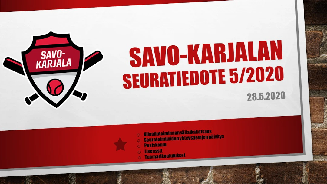 Savo-Karjalan seuratiedote_5_2020