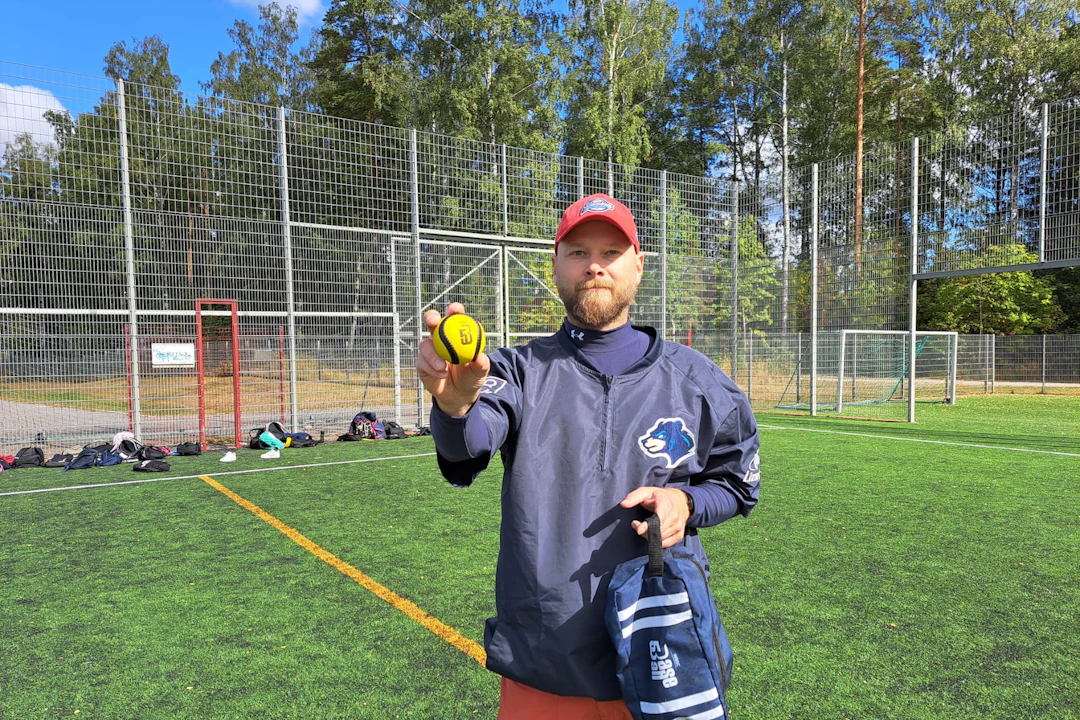 Ville-Herman Saarman, baseball-softball-koulukäynti