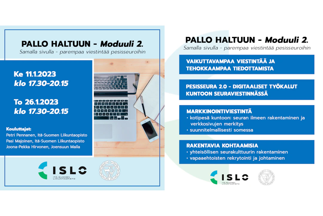 moduuli 2 - pallo haltuun