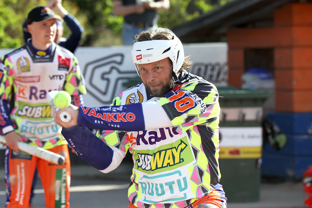 Sami Joukainen iski 56 juoksua uransa viimeisellä kaudella 2017 Kankaanpäässä. Kuva: Kankaanpään Maila