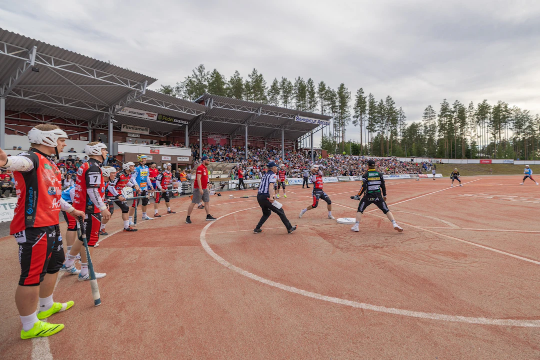 Koskenkorvan Sähkökoje Areena Suurleirin leiriottelussa KoU vs. SiiPe 1.7.2025.