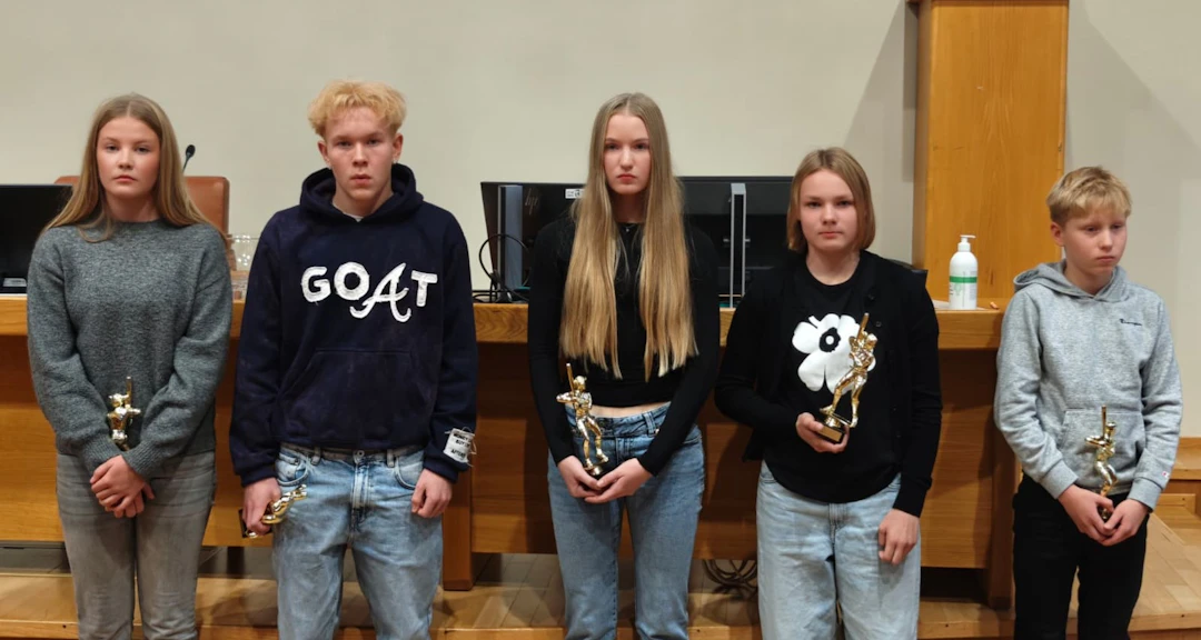Itäisen alueen palkitut junioripelaajat 2025