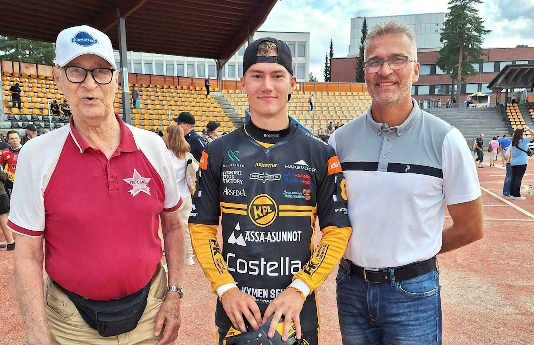 Heikki, Eemeli ja Timo Laine © Timo Laineen kotialbumi