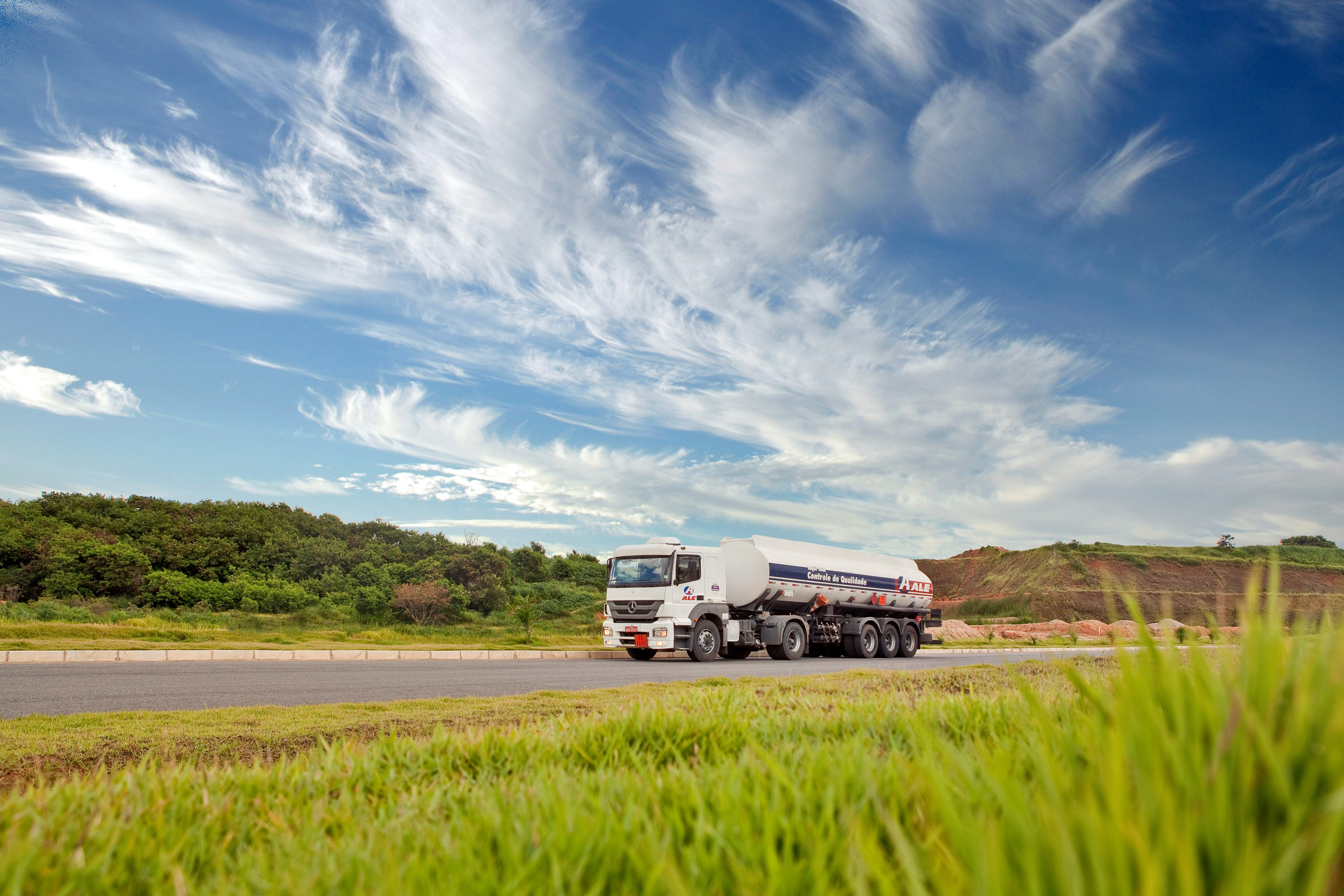 Image of truck on road