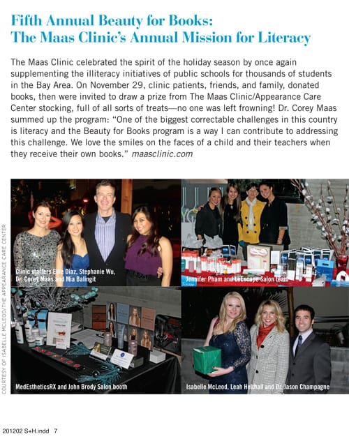 image of the 2012 newsletter for the beauty for books event