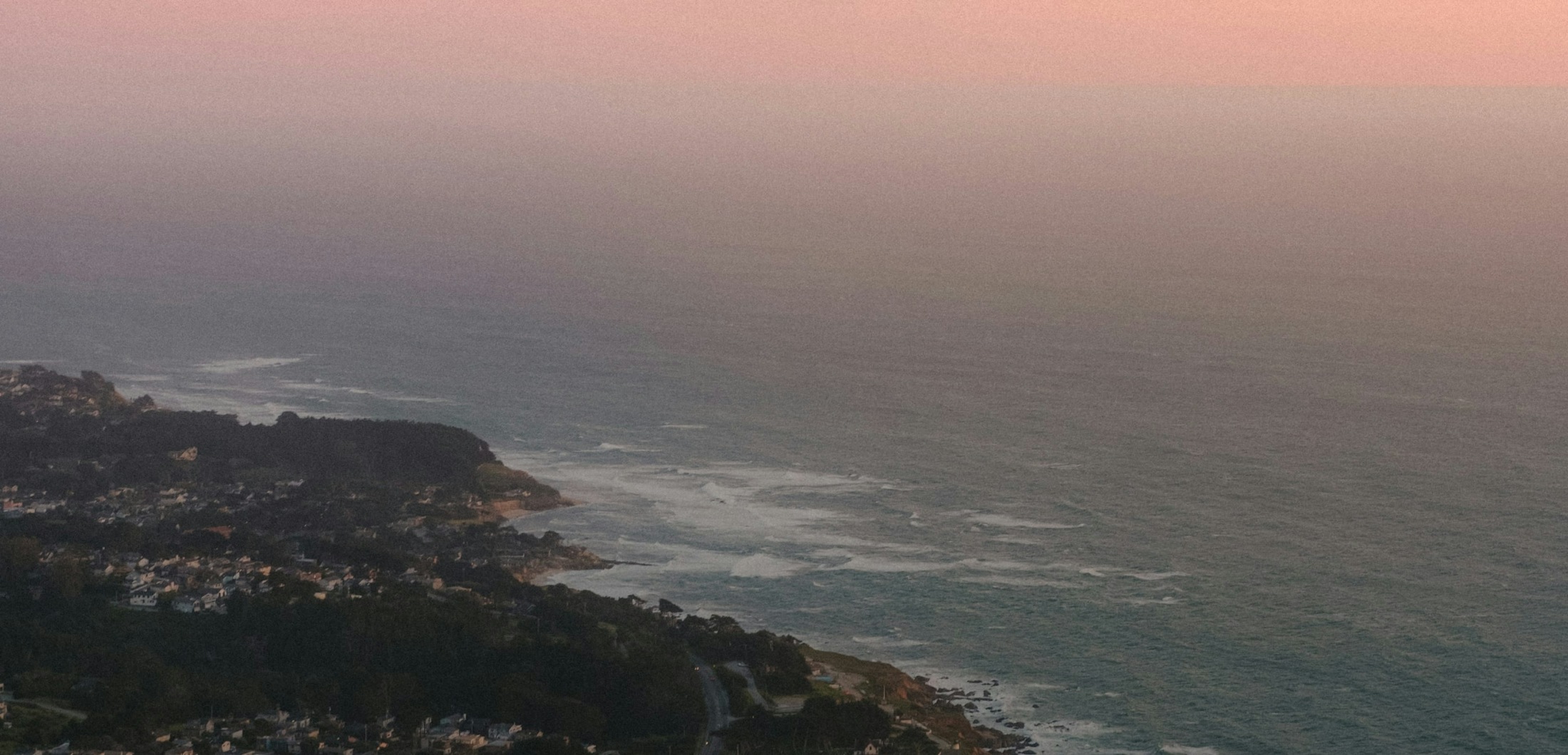 wide image of coast