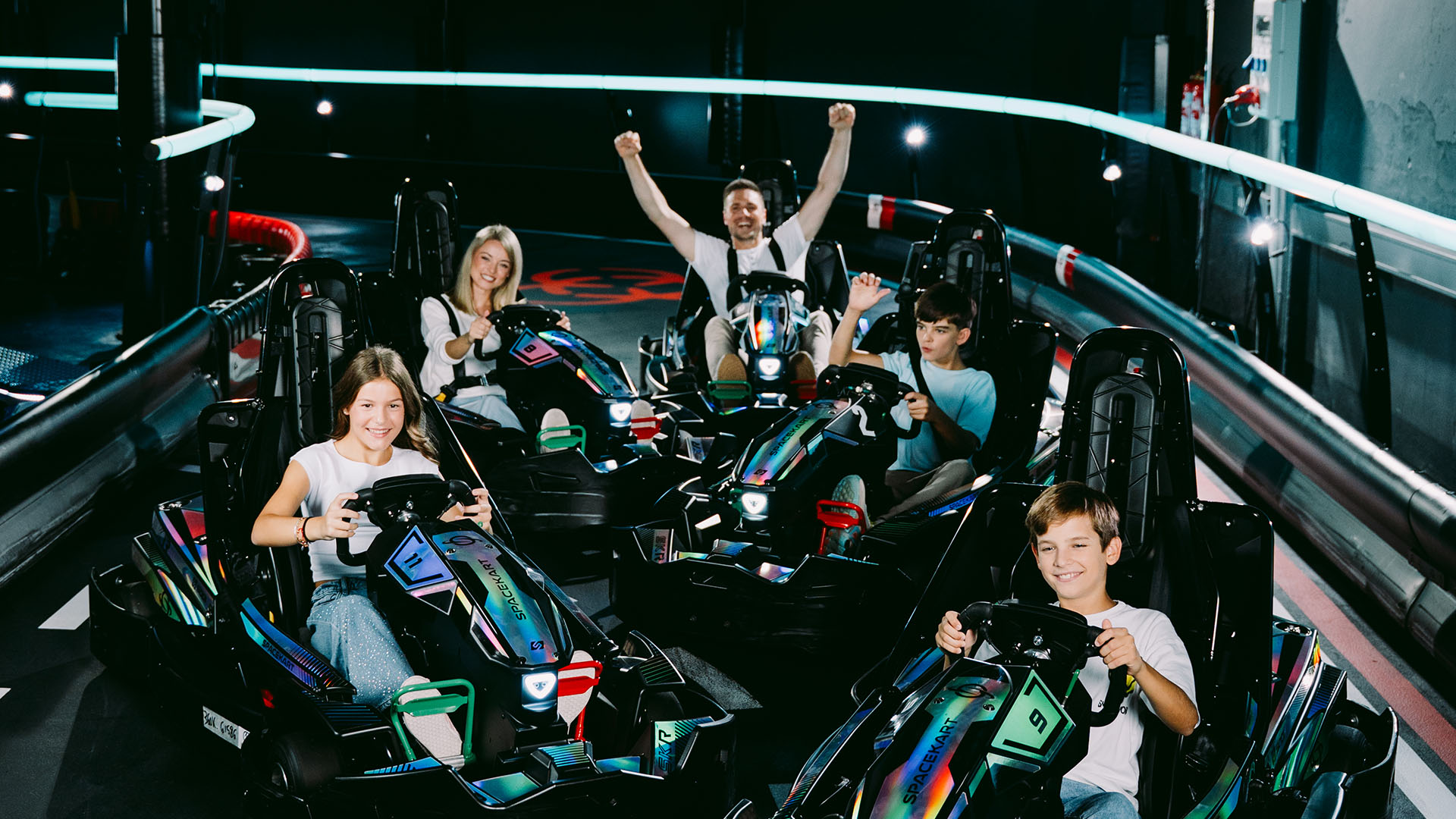 Family Entertainment Center Anchor Attraction SpaceKart