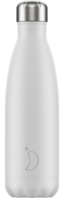 Chilly's Bottles Monochrome White | Reusable Water Bottles