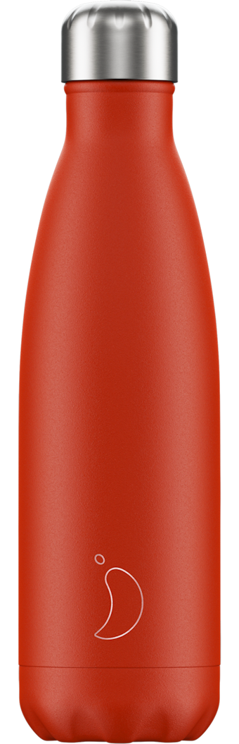 Chilly's Bottles Neon Red | Reusable Water Bottles