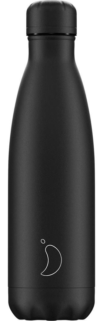 MS x Chilly's 500ml Bottle - Black