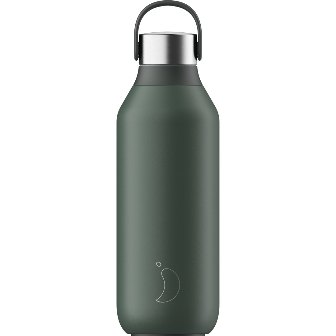 Green Bottle | Pine Green Reusable Water Bottles | Chilly's