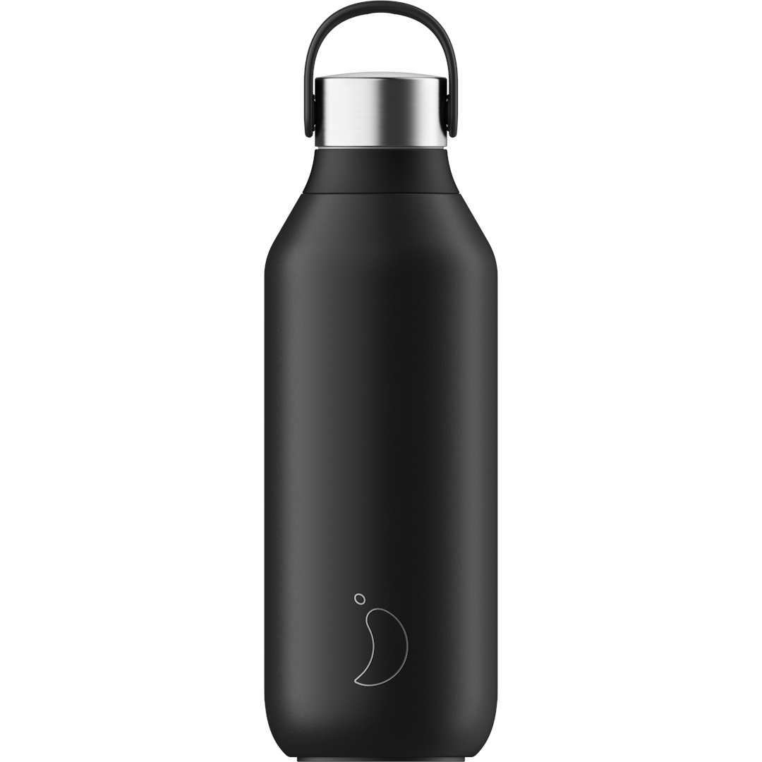 Black Bottle | Black Abyss Reusable Water Bottles | Chilly's