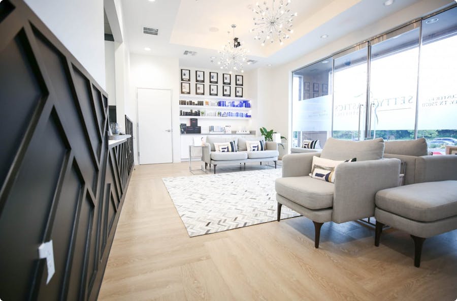 Wiating room at Dr. Setty's office