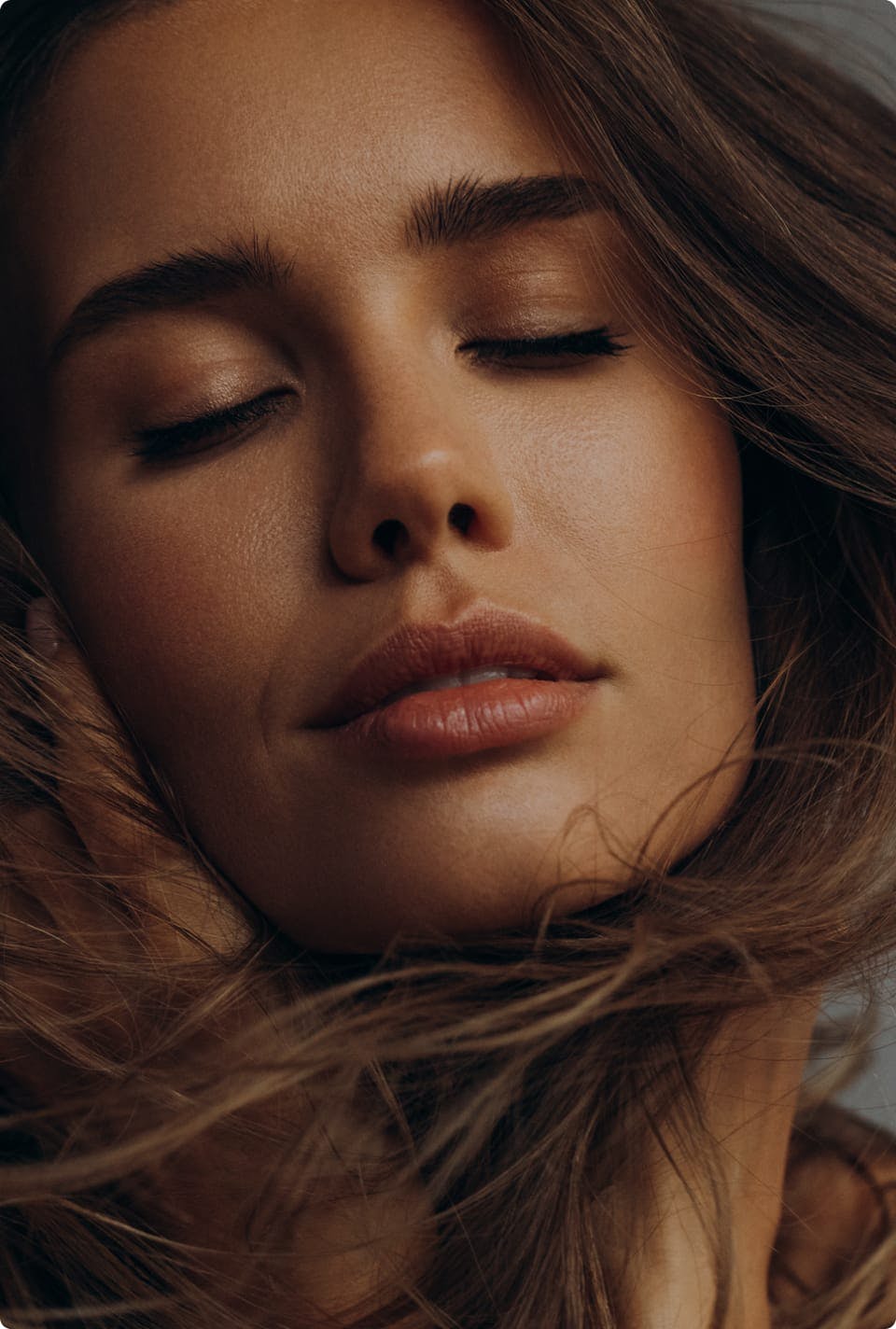 Close-up of a woman’s face