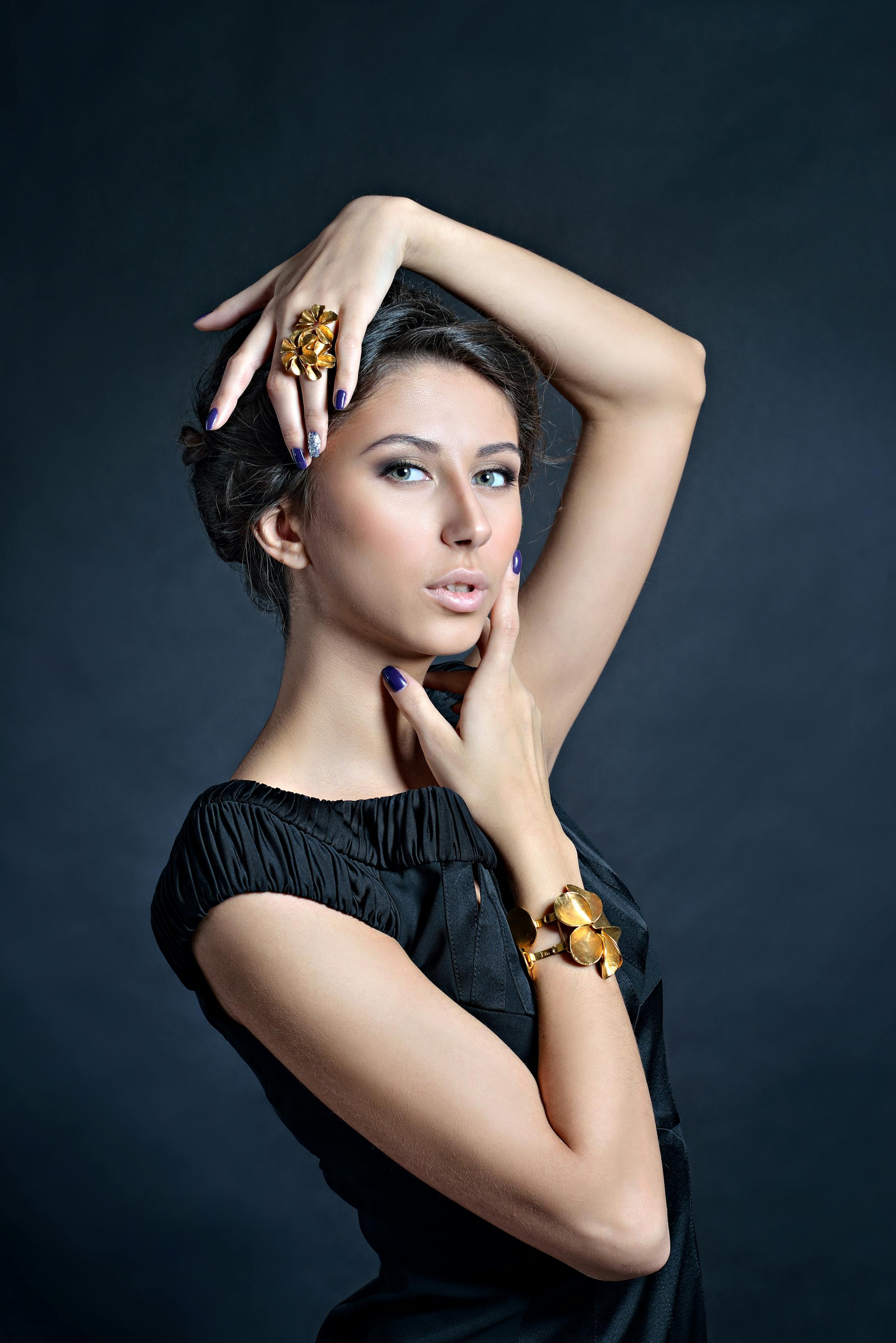 Woman posing