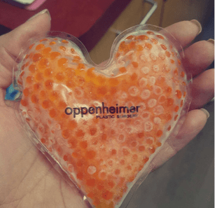 heart shaped ice pack