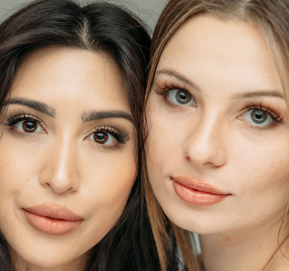 Close-up of woman's face