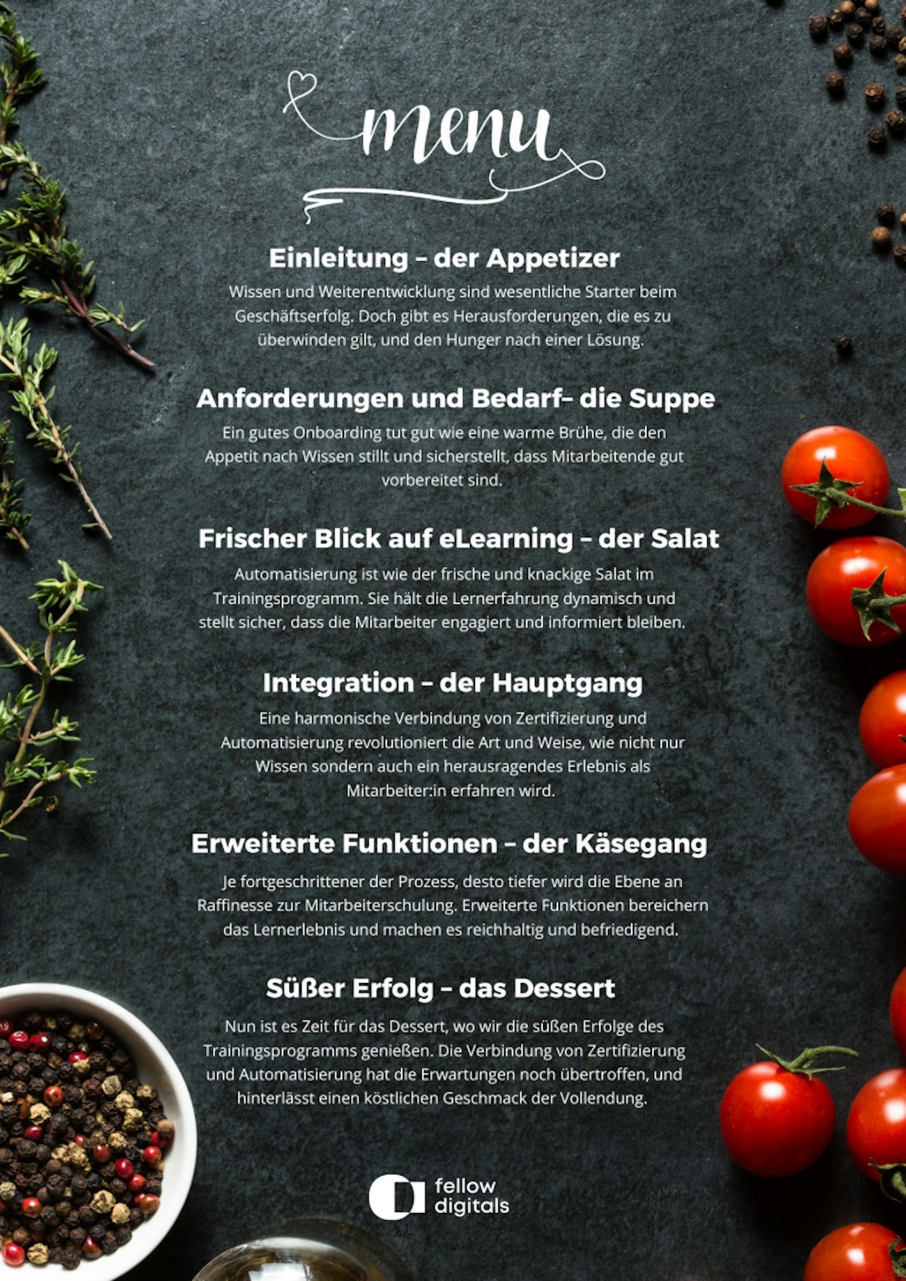 Menu deutsch Marche Movenpick