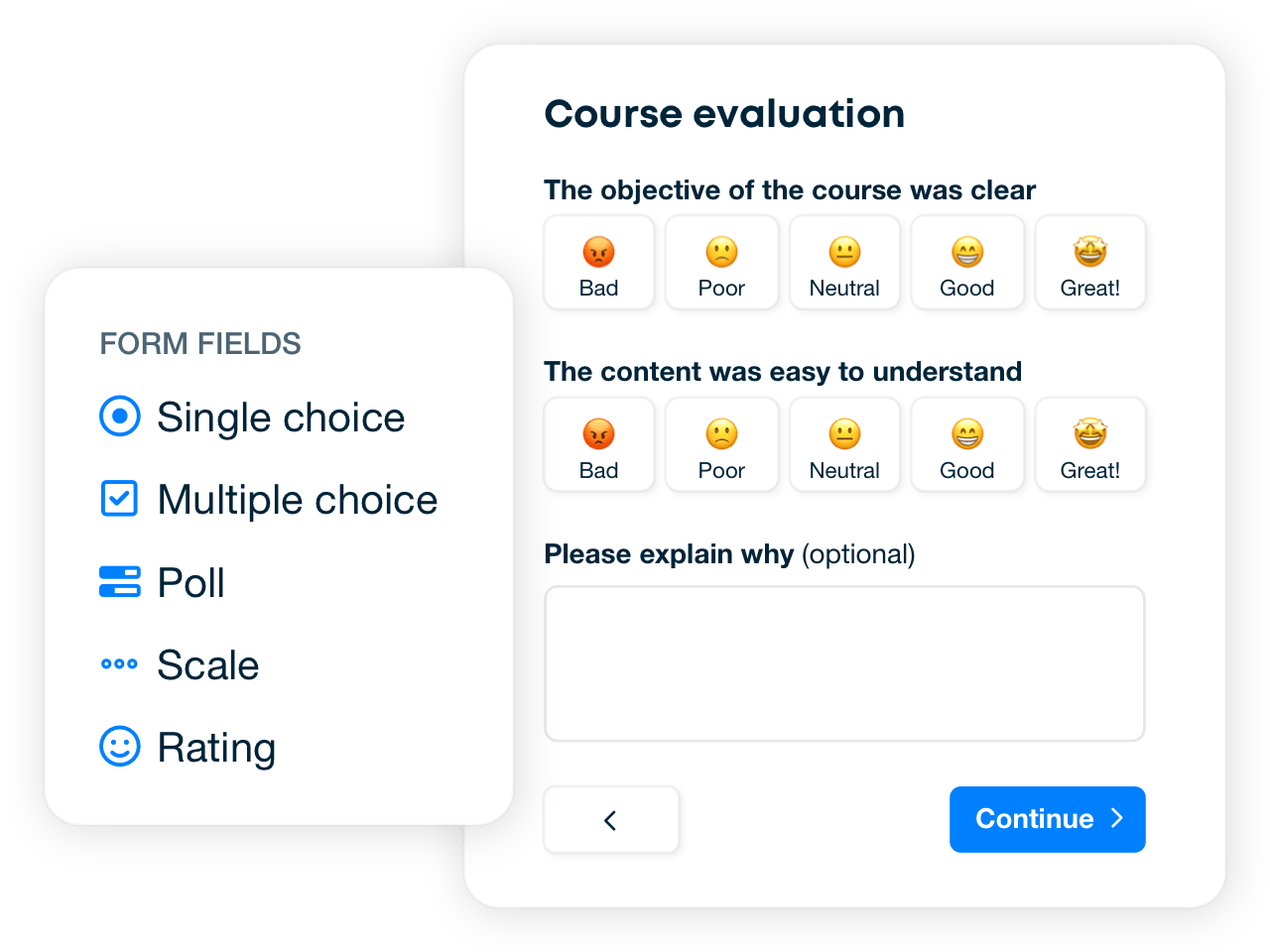 Delivery evalution LMS