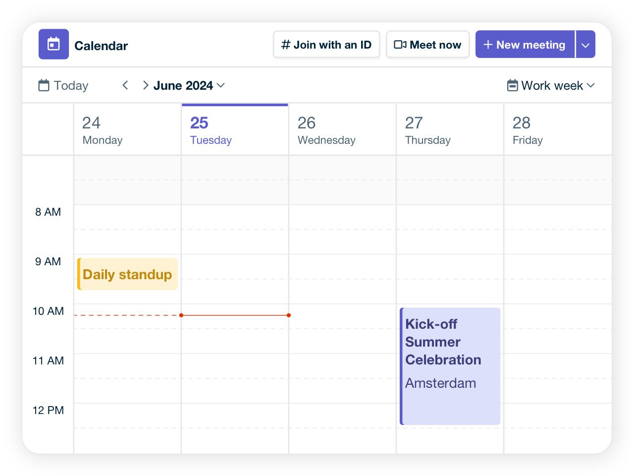 Teams Calendar intranet integratie