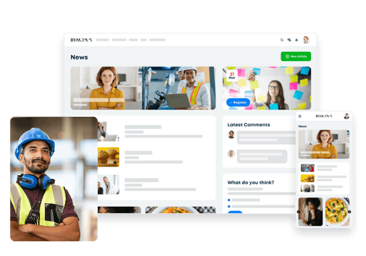 Intranet platform - Mobile Intranet - screenshot