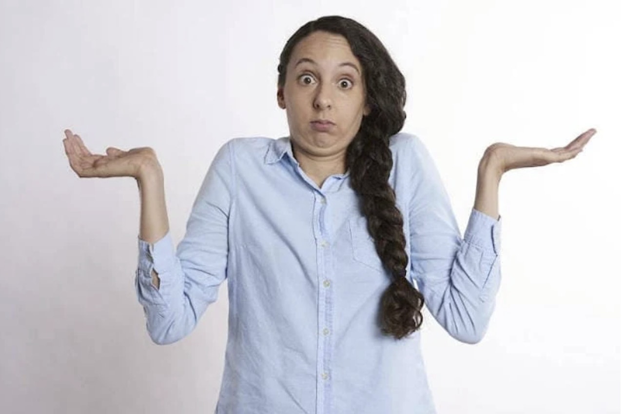 Girl amazed
