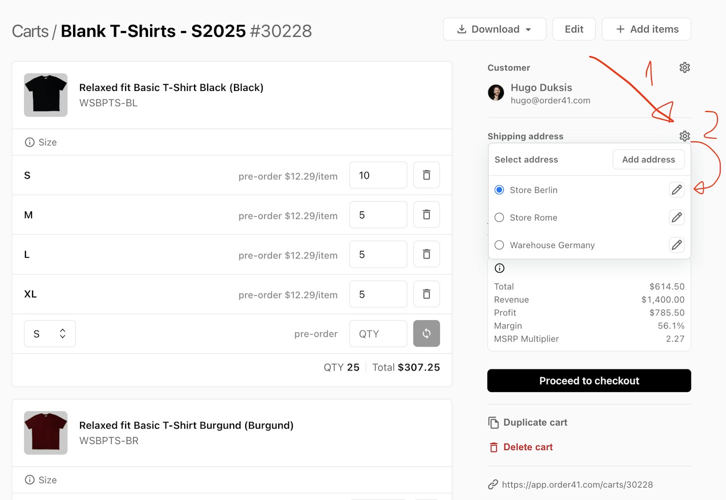 Cover Image for Add and edit addresses in carts and orders