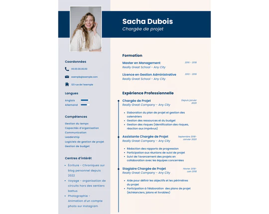 Exemple CV