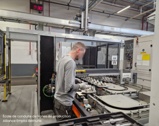 Ecole de la conduite de ligne de  production - Béthune