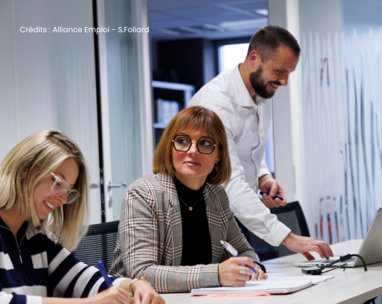 équipe agence Alliance Emploi