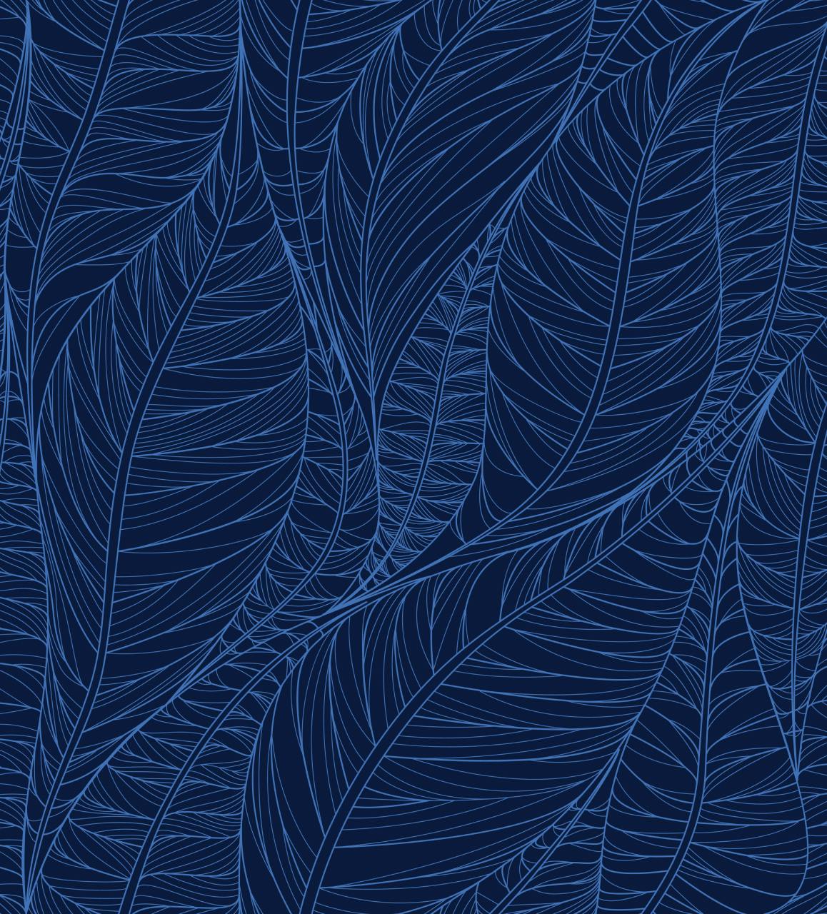 blue leaf designs