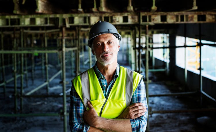 construction worker at work site