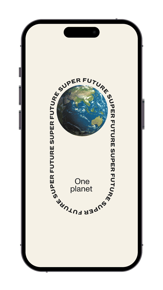 Future Super Mobile App Screenshot