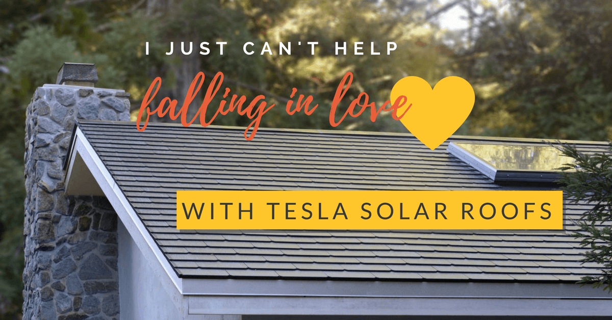 Image of a house with Tesla solar roof