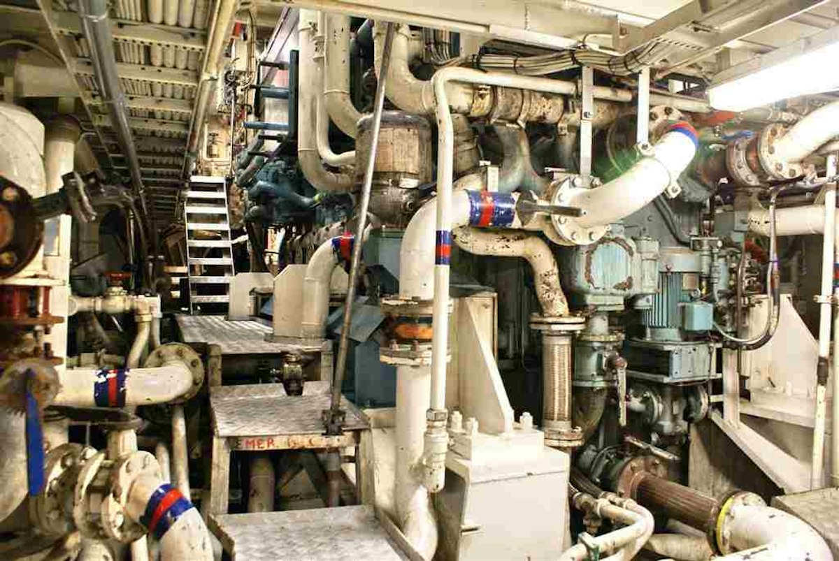 Tangaroa engine room — Science Learning Hub