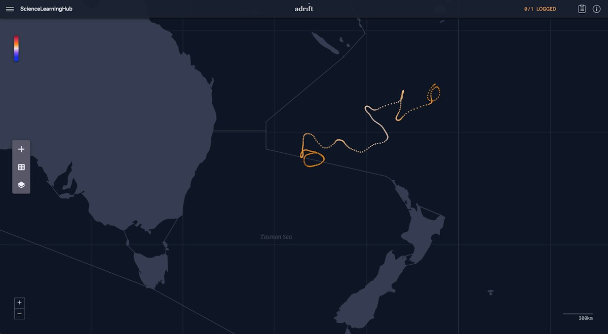 Ahdrift Array Adrift simulation — Science Learning Hub