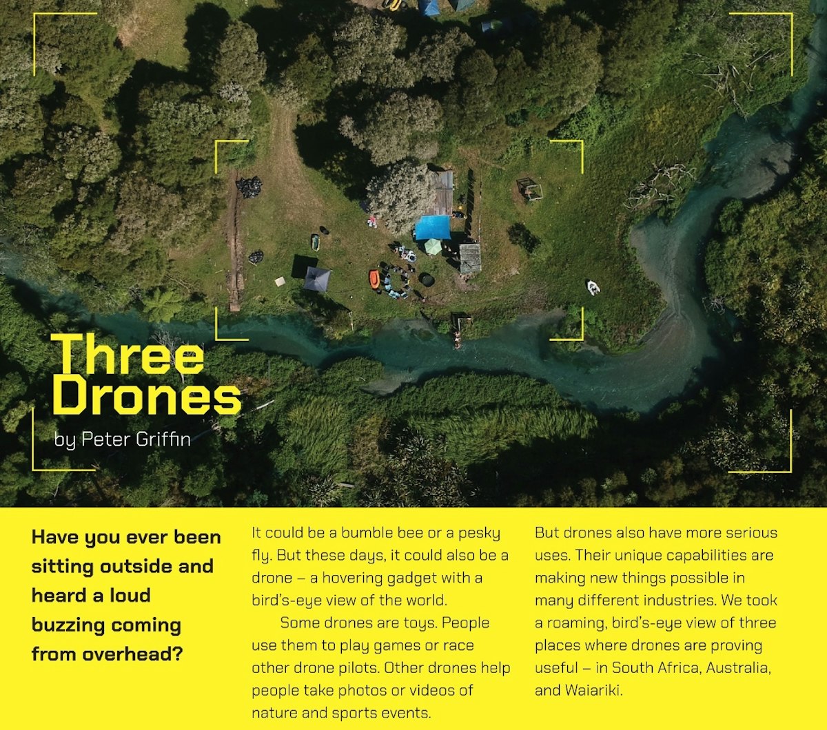 Three Drones Science Learning Hub