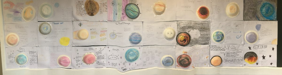 Student posters showcase exoplanet — Science Learning Hub