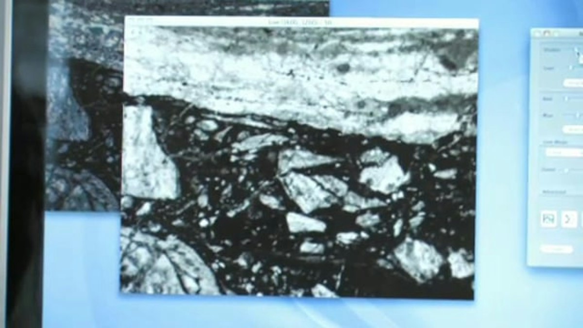 Preparing cores for microscopy — Science Learning Hub