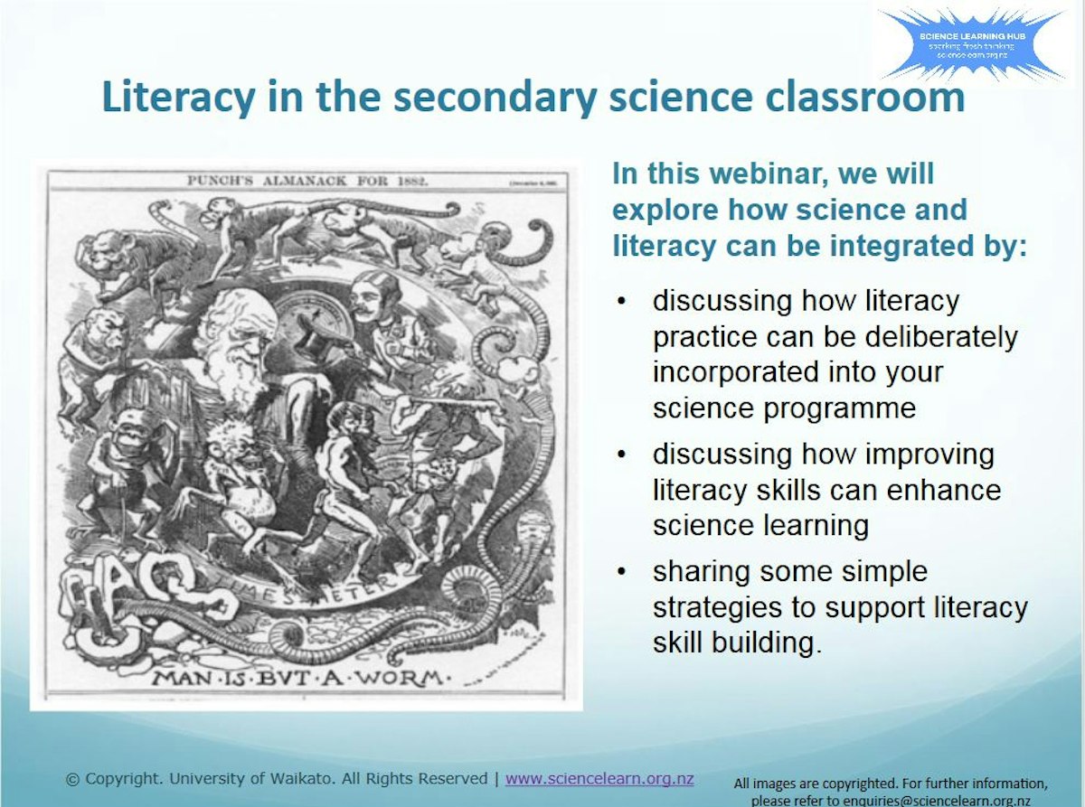 Literacy in the secondary science classroom