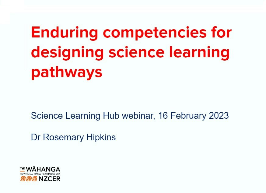 Science 2 Learning Competency Enduring competencies for designing science learning pathways – slideshow